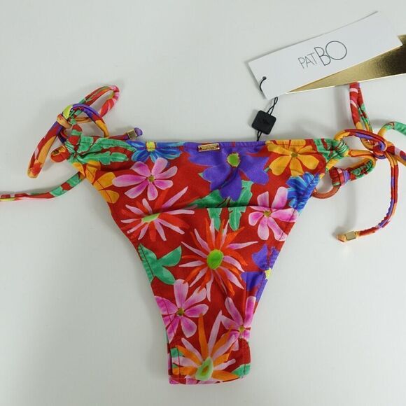 PatBo Womens Aster Low-Rise String Bikini Bottom  X-Small - Picture 6 of 8